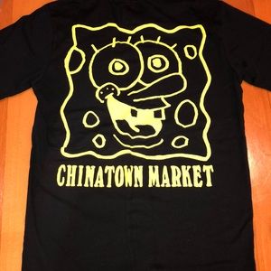 Chinatown Market Spongebob Squarepants Black Shirt